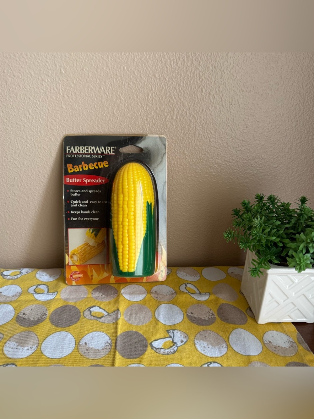 Farberware Vintage Barbecue Corn Butter Spreader NIP